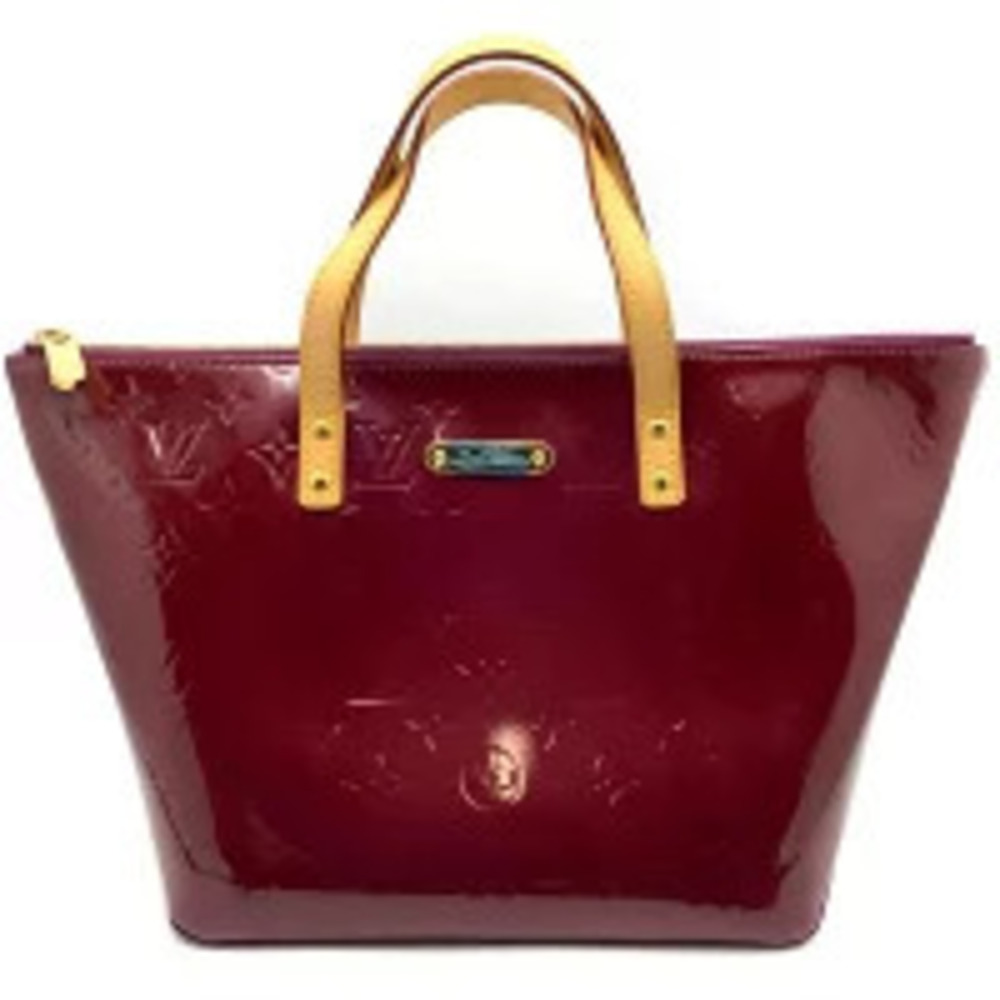 LOUIS VUITTON Bellevue Monogram Vernis Violet Purple Handbag Boat